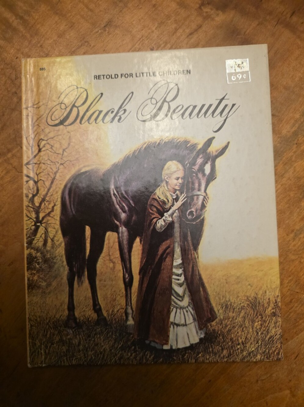 1983 Black Beauty hc Wonder BOOK Marcia Martin & George Santos